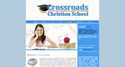 Desktop Screenshot of crossroadschristianschool.com